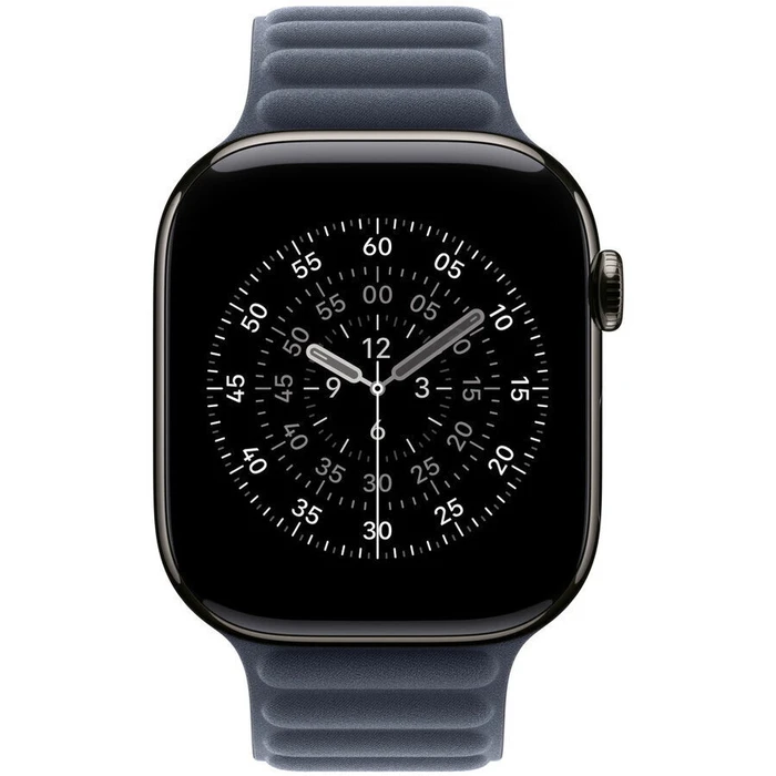 Apple Magnetic Link Λουράκι Δερμάτινο Navy Μπλε (Apple Watch 44/45/46mm, Ultra 49mm) M/L - MGDH4ZM/A