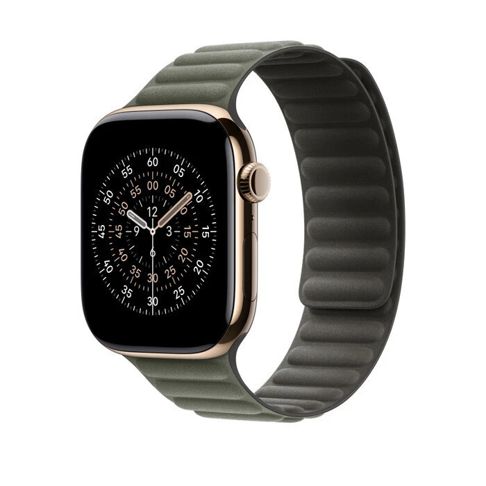 Apple Magnetic Link 46mm - M/L Fabric Band Sage Grey (Compatible with Apple Watch 44/45/46mm & Ultra 49mm) MGDL4ZM/A