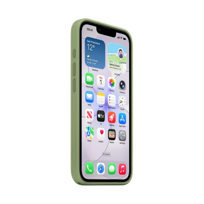 Apple Θήκη Σιλικόνης με MagSafe για iPhone 17 Pro Max - Hellmoos Πράσινο