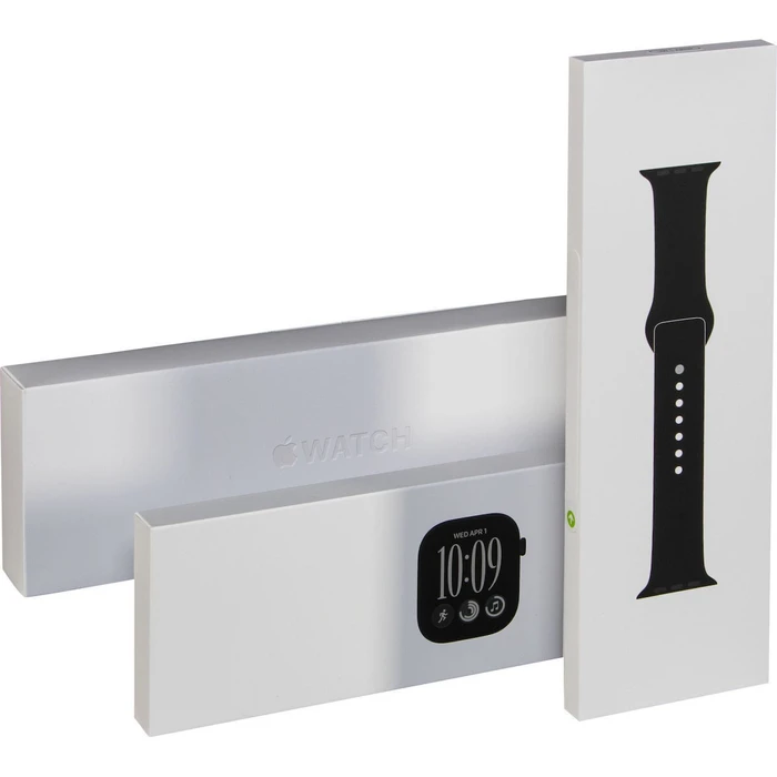 Apple Watch Series 12 Cellular Αλουμίνιο 46mm Μαύρο με Black Sport Band (M/L)