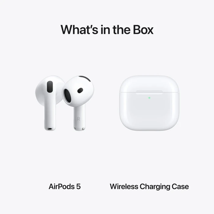 Apple AirPods 5 with Wireless Charging Case - Bluetooth Earbuds White