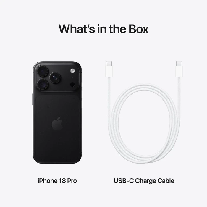 Apple iPhone 18 Pro 512GB Μαύρο (MJRU4QN/A)