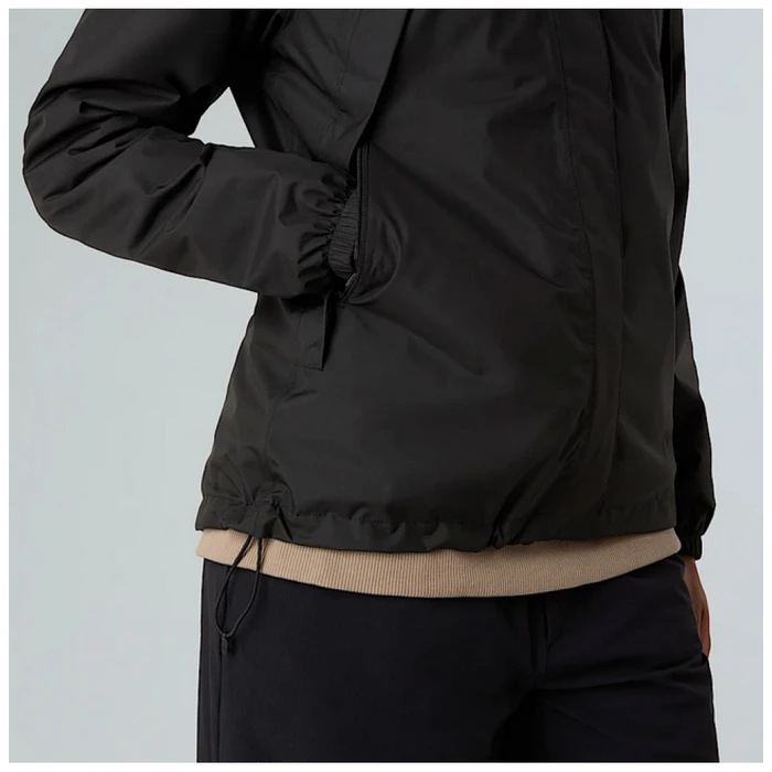 The North Face ANTORA Μακρύ Γυναικείο Μπουφάν για Άνοιξη/Φθινόπωρο - Μαύρο