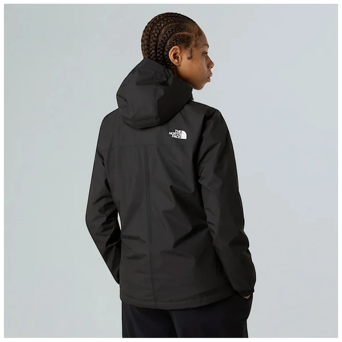 The North Face ANTORA Μακρύ Γυναικείο Μπουφάν για Άνοιξη/Φθινόπωρο - Μαύρο