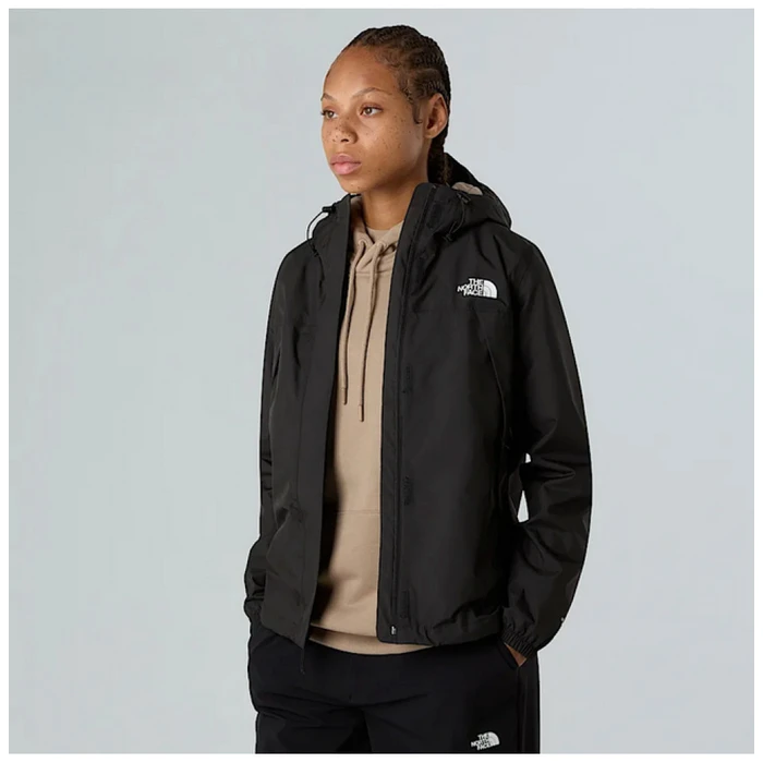 The North Face ANTORA Μακρύ Γυναικείο Μπουφάν για Άνοιξη/Φθινόπωρο - Μαύρο