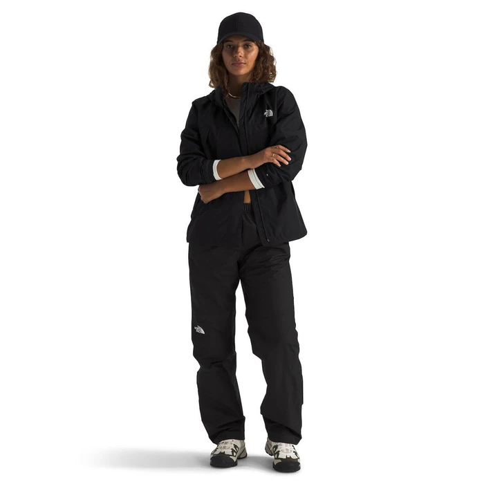 The North Face ANTORA Μακρύ Γυναικείο Μπουφάν για Άνοιξη/Φθινόπωρο - Μαύρο