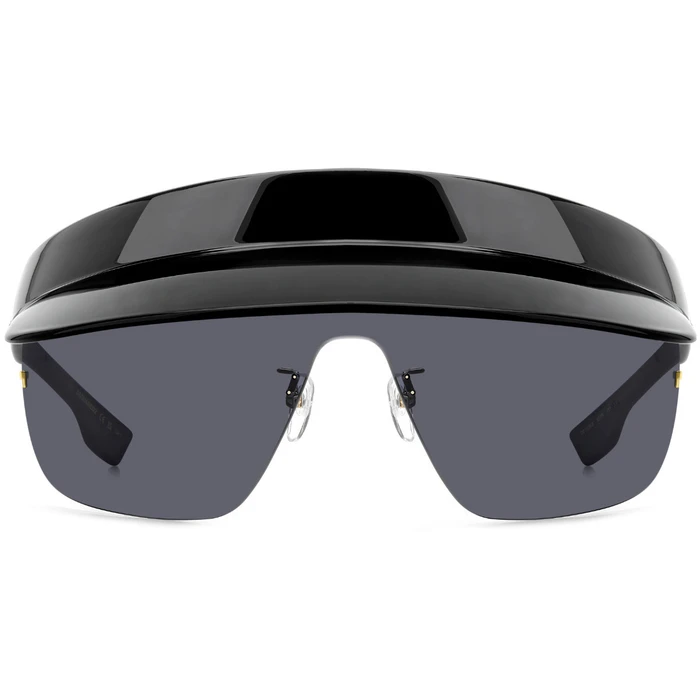 Dsquared2 Ανδρικά Γυαλιά Ηλίου με Μαύρο Κοκκάλινο Σκελετό και Γκρι Φακό D2 0139/S 807/IR