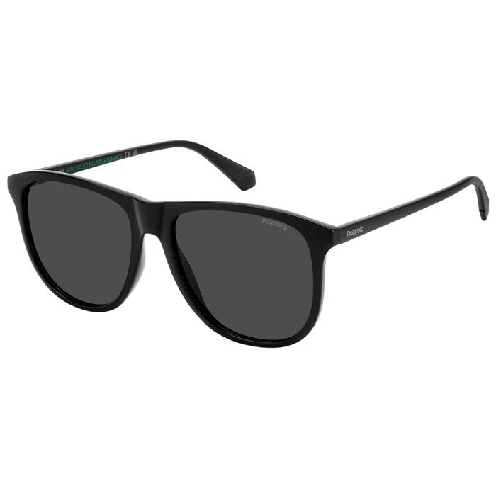 Polaroid Ανδρικά Γυαλιά Ηλίου με Μαύρο Κοκκάλινο Σκελετό και Μαύρο Polarized Φακό PLD4178/S 807/M9