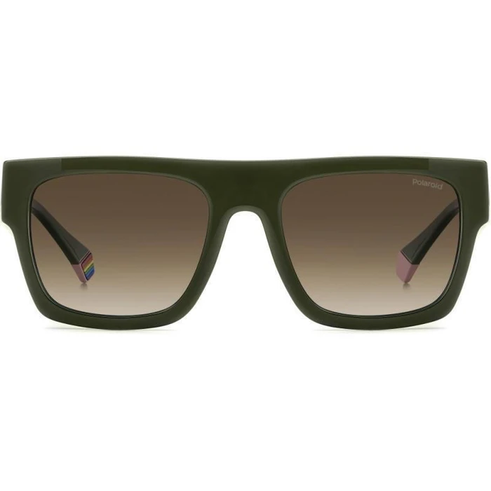 Polaroid Ανδρικά Γυαλιά Ηλίου με Πράσινο Κοκκάλινο Σκελετό και Καφέ Ντεγκραντέ Φακό PLD6224/S/X 1ED/LA