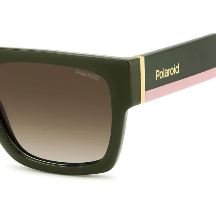 Polaroid Ανδρικά Γυαλιά Ηλίου με Πράσινο Κοκκάλινο Σκελετό και Καφέ Ντεγκραντέ Φακό PLD6224/S/X 1ED/LA