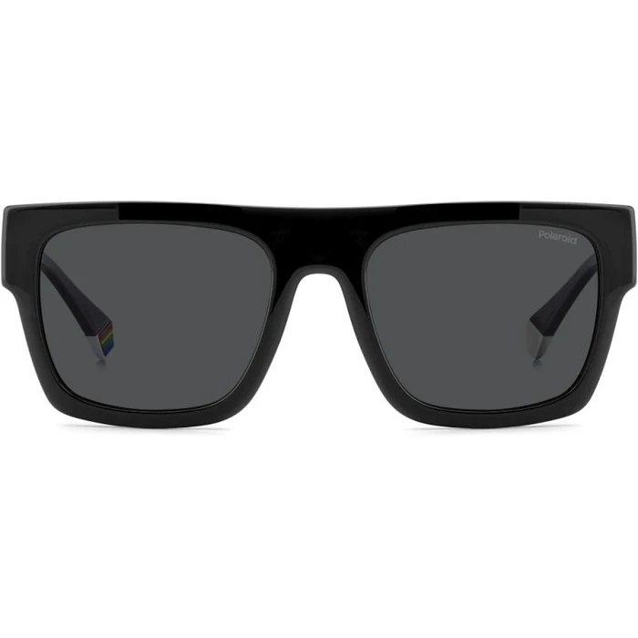 Polaroid Ανδρικά Γυαλιά Ηλίου με Μαύρο Κοκκάλινο Σκελετό και Μαύρο Φακό pld6224/s/x 807/M9