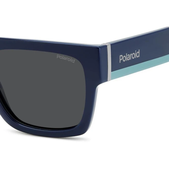 Polaroid Unisex Γυαλιά Ηλίου με Navy Μπλε Κοκκάλινο Σκελετό και Γκρι Polarized Φακό PLD6224/S/X PJP/M9