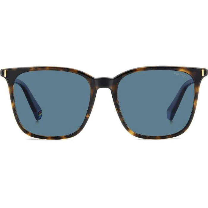 Polaroid Ανδρικά Γυαλιά Ηλίου με Καφέ Ταρταρούγα Κοκκάλινο Σκελετό και Μπλε Polarized Φακό PLD6226/S 086/C3