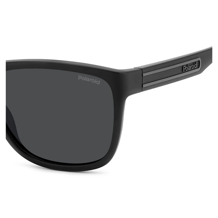 Polaroid Unisex Γυαλιά Ηλίου με Μαύρο Κοκκάλινο Σκελετό και Μαύρο Polarized Φακό PLD2161/S O6W/M9