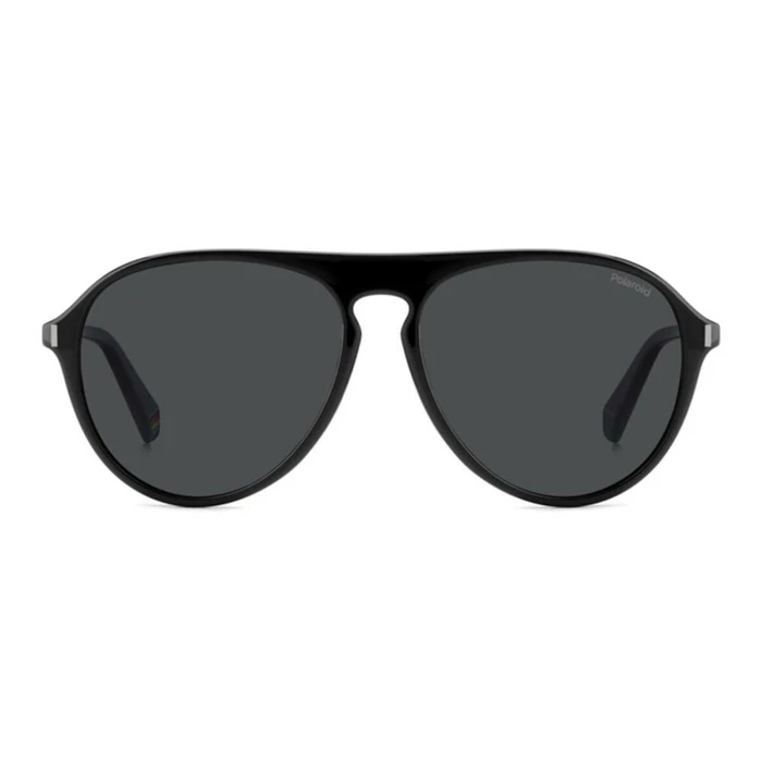 Polaroid Unisex Γυαλιά Ηλίου με Μαύρο Κοκκάλινο Σκελετό και Μαύρο Polarized Φακό PLD6225/S 807/M9