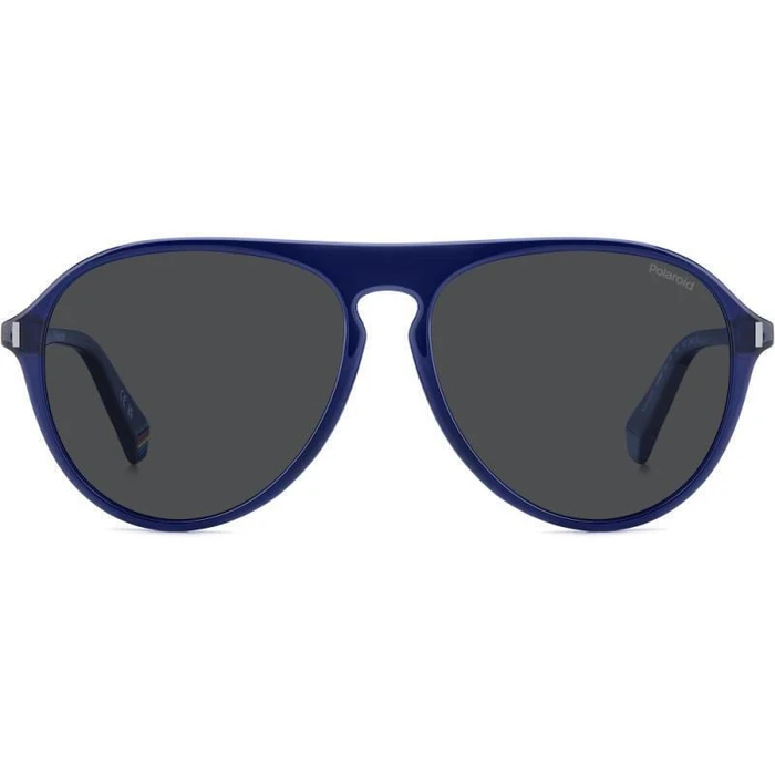 Polaroid Unisex Γυαλιά Ηλίου με Μπλε Κοκκάλινο Σκελετό και Γκρι Φακό pld6225/s PJP/M9