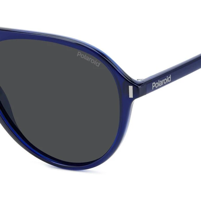 Polaroid Unisex Γυαλιά Ηλίου με Μπλε Κοκκάλινο Σκελετό και Γκρι Φακό pld6225/s PJP/M9