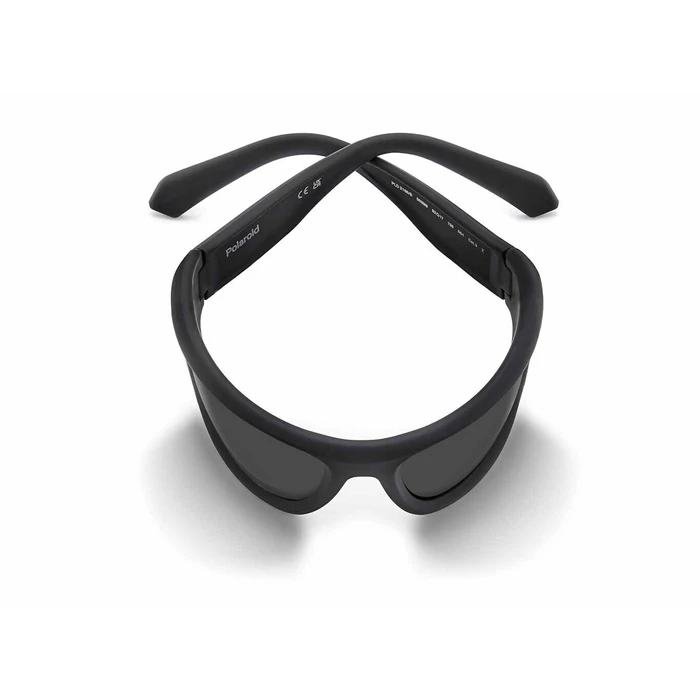 Polaroid Ανδρικά Γυαλιά Ηλίου με Μαύρο Κοκκάλινο Σκελετό και Μαύρο Φακό pld2166/s 003/M9