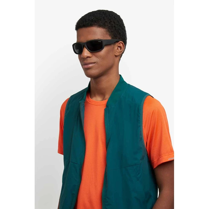 Polaroid Ανδρικά Γυαλιά Ηλίου με Μαύρο Κοκκάλινο Σκελετό και Μαύρο Φακό pld2166/s 003/M9