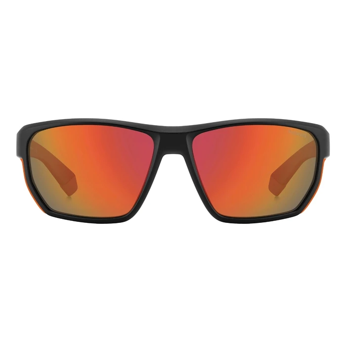 Polaroid Ανδρικά Γυαλιά Ηλίου με Μαύρο Κοκκάλινο Σκελετό και Μαύρο Polarized Καθρέφτη Φακό PLD7057/S RC2/OZ