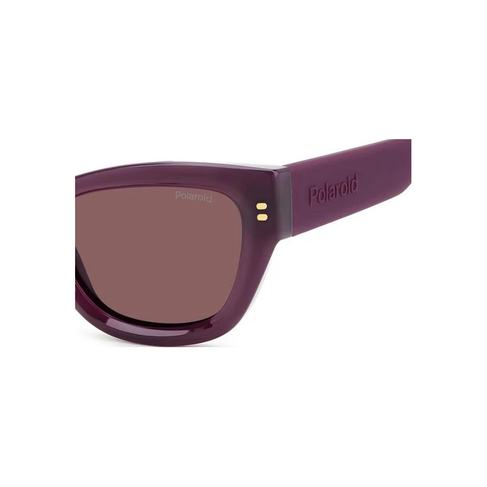 Polaroid Γυναικεία Γυαλιά Ηλίου με Μωβ Κοκκάλινο Σκελετό και Μωβ Φακό PLD6237/S/X 8CQ/KL