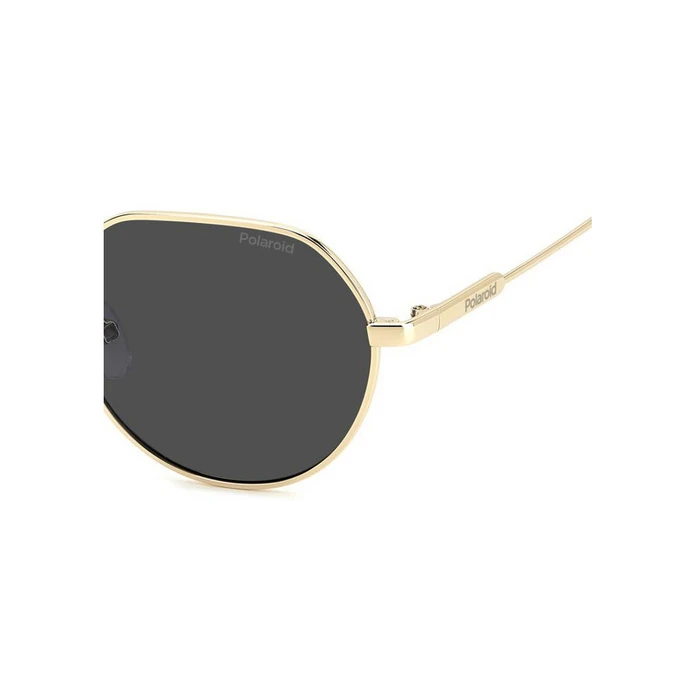 Polaroid Γυναικεία Γυαλιά Ηλίου με Χρυσό Μεταλλικό Σκελετό και Μαύρο Φακό pld6236/s/x RHL/M9