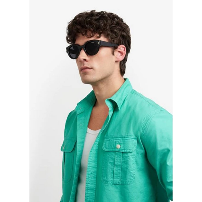 Polaroid Γυναικεία Γυαλιά Ηλίου με Μαύρο Κοκκάλινο Σκελετό και Μαύρο Φακό PLD6240/S/X 807/M9