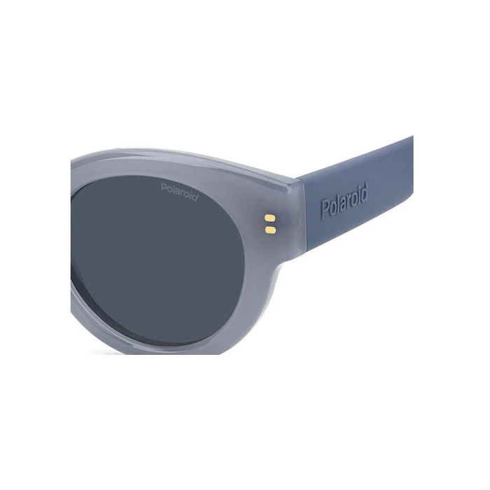 Polaroid Γυναικεία Γυαλιά Ηλίου με Γκρι Κοκκάλινο Σκελετό και Μπλε Φακό PLD6240/S/X MVU/C3