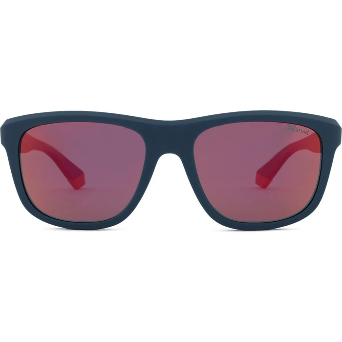 Polaroid Ανδρικά Γυαλιά Ηλίου με Μπλε Κοκκάλινο Σκελετό και Πορτοκαλί Καθρέφτη Φακό PLD2163/S 5BF/OZ