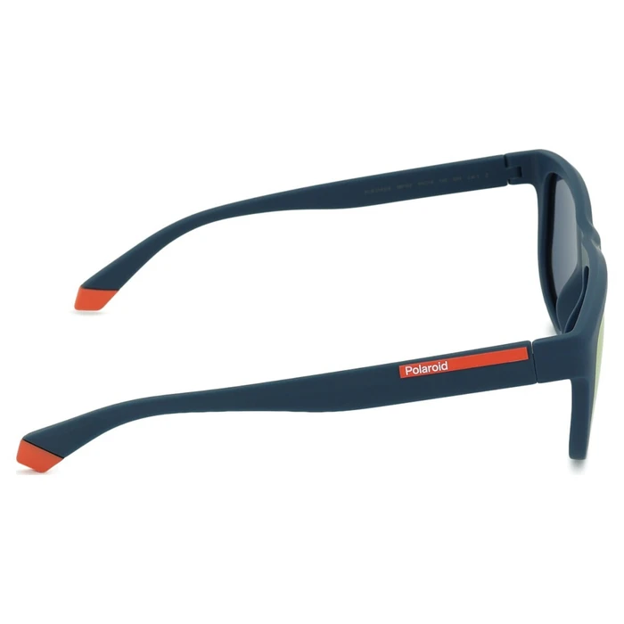 Polaroid Ανδρικά Γυαλιά Ηλίου με Μπλε Κοκκάλινο Σκελετό και Πορτοκαλί Καθρέφτη Φακό PLD2163/S 5BF/OZ