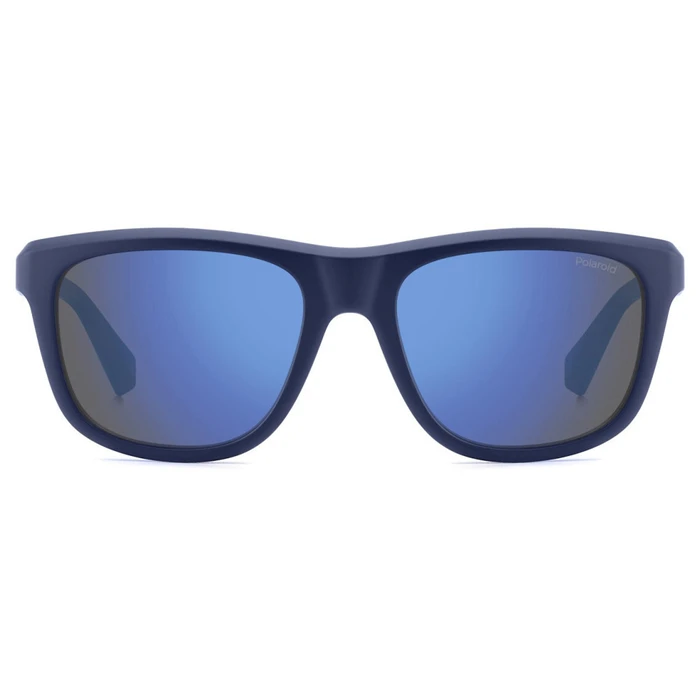 Polaroid Ανδρικά Γυαλιά Ηλίου με Navy Μπλε Κοκκάλινο Σκελετό και Μπλε Καθρέφτη Φακό PLD2163/S FLL/5X