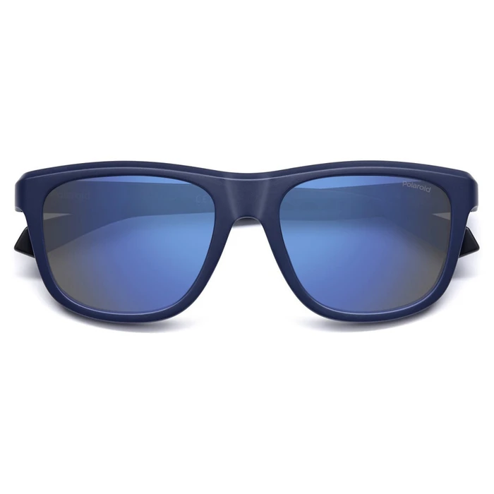 Polaroid Ανδρικά Γυαλιά Ηλίου με Navy Μπλε Κοκκάλινο Σκελετό και Μπλε Καθρέφτη Φακό PLD2163/S FLL/5X