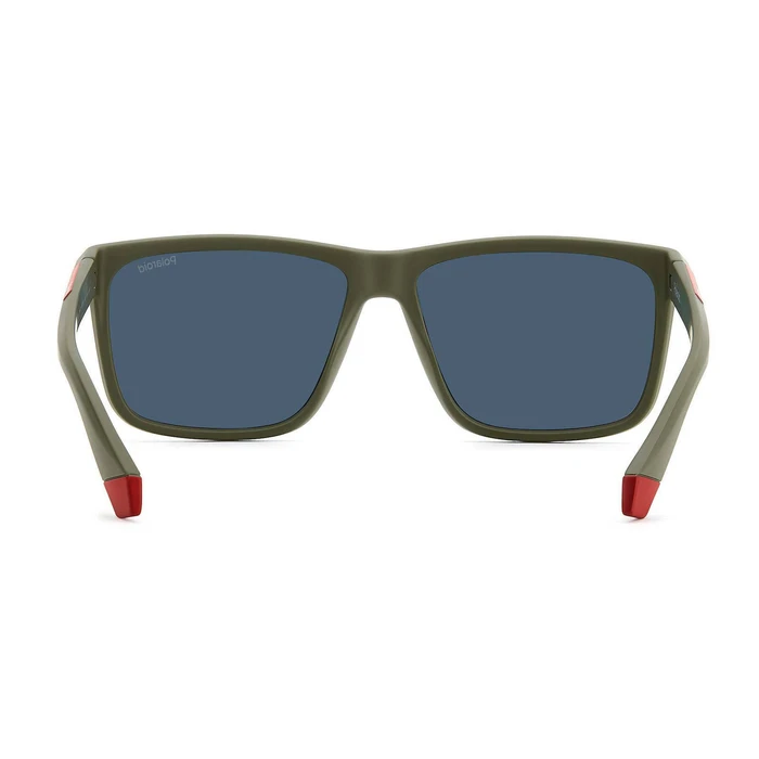 Polaroid Ανδρικά Γυαλιά Ηλίου με Πράσινο Κοκκάλινο Σκελετό και Κόκκινο Καθρέφτη Φακό PLD2164/S TBO/OZ