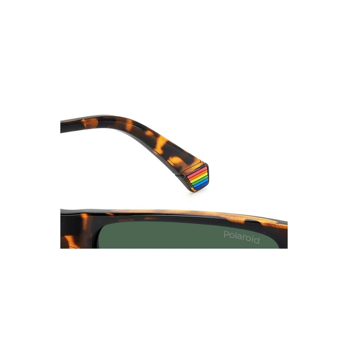 Polaroid Ανδρικά Γυαλιά Ηλίου με Πράσινο Κοκκάλινο Σκελετό και Πράσινο Φακό PLD6232/S 086/UC