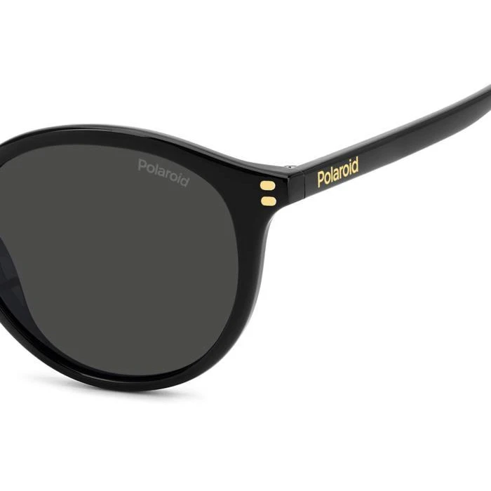 Polaroid Ανδρικά Γυαλιά Ηλίου με Μαύρο Κοκκάλινο Σκελετό και Μαύρο Φακό PLD6233/S 807/M9