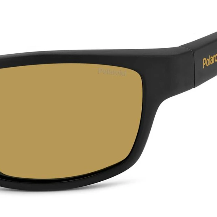 Polaroid Ανδρικά Γυαλιά Ηλίου με Μαύρο Σκελετό και Κίτρινο Polarized Φακό PLD7037/S PGC/MU