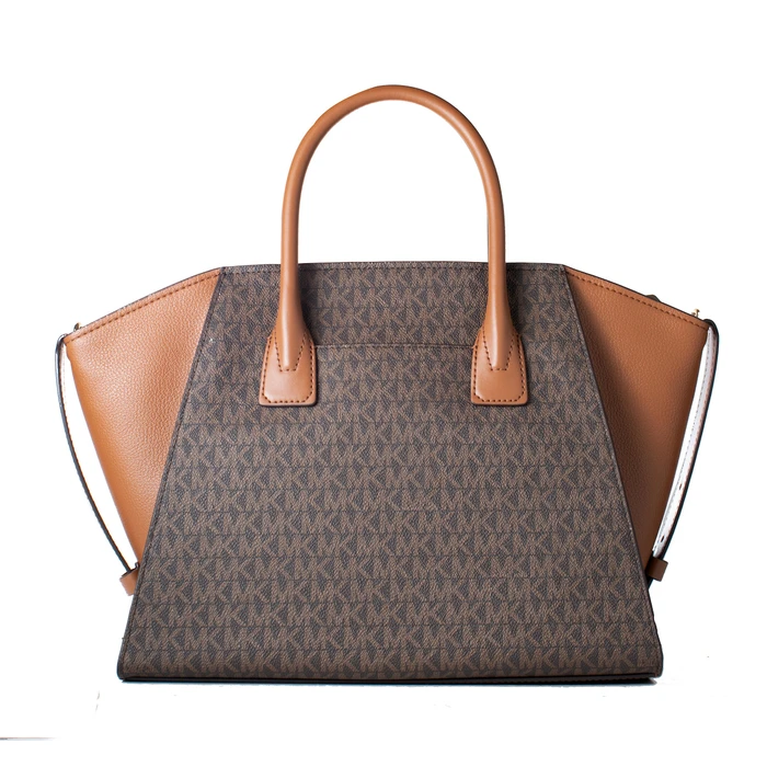 Michael Kors Δερμάτινη Γυναικεία Τσάντα Ώμου Καφέ 35F4G4VS3B-BRO