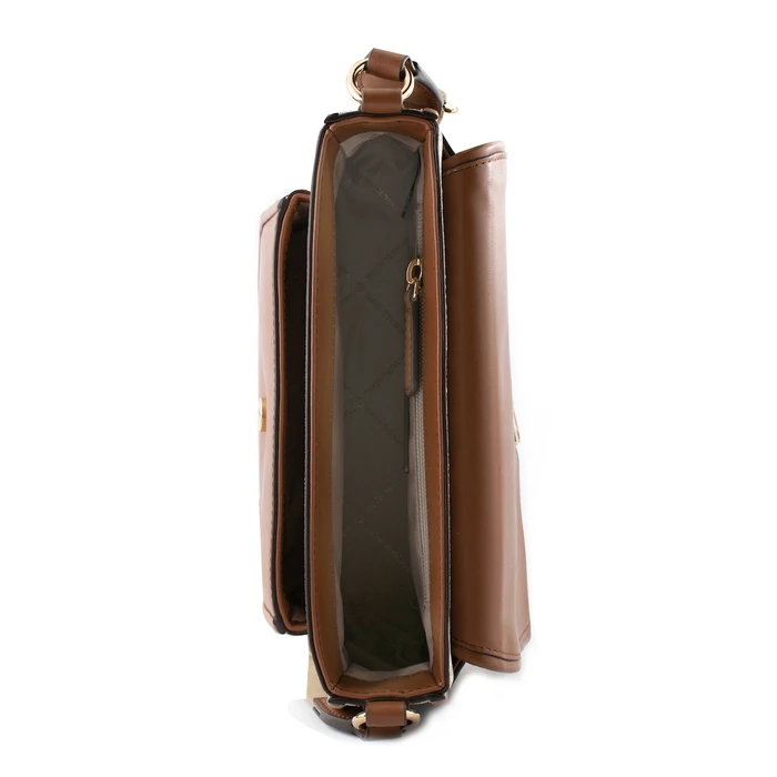 Michael Kors Υφασμάτινη Γυναικεία Τσάντα Ώμου Μπεζ 35R5G2BM8B-VAN