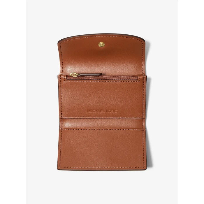 Michael Kors Μικρό Γυναικείο Πορτοφόλι Καφέ 35S5G1YE0B-BRO