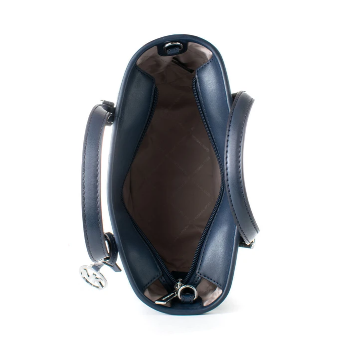 Michael Kors Σετ Υφασμάτινη Γυναικεία Τσάντα Χειρός Navy Μπλε