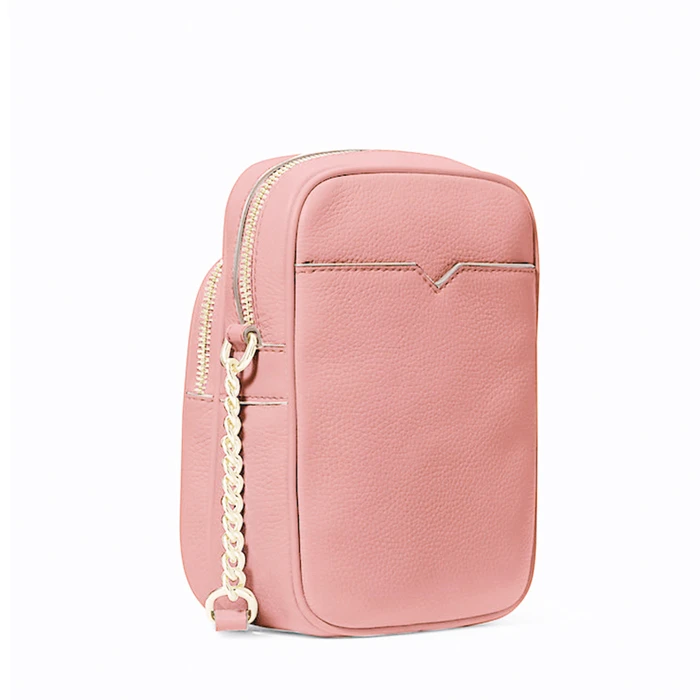 Michael Kors Michael Σετ Δερμάτινη Γυναικεία Τσάντα Ώμου Ροζ 35H3GTVC2L-POW