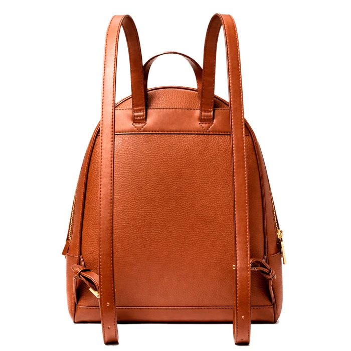 Michael Kors Michael Υφασμάτινη Γυναικεία Τσάντα Πλάτης Καφέ 35S5GRAB2L-LUG