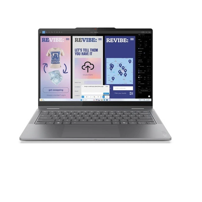 Lenovo Yoga 7 2-in-1 14ILL10 14" OLED Touchscreen 120Hz (Core Ultra 7 258V / 32GB LPDDR5X / 1TB NVMe / Windows 11 Home) Luna Grey (GR Keyboard) MPN 83JQ001YGM