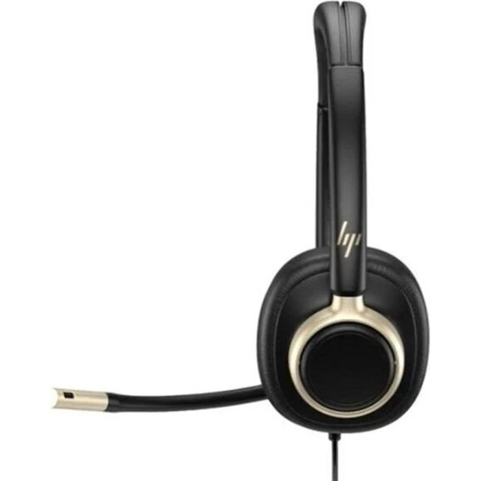 HP Poly Mission 825 AI Noise On‑Ear Wired Headset with Noise‑Canceling Microphone (USB‑C)