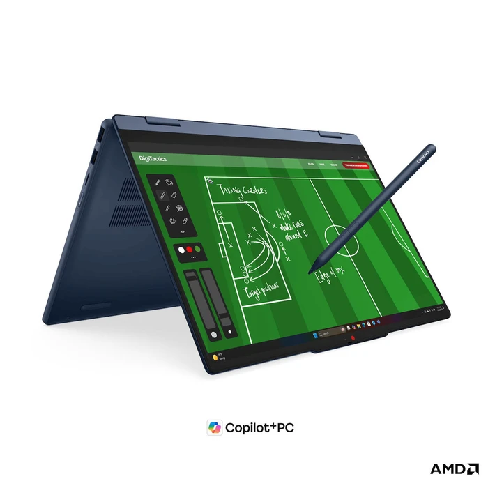 LENOVO IdeaPad 5 2-σε-1 14" OLED WUXGA (Ryzen AI 7-445 / 16GB / 512GB SSD / AMD Radeon Graphics / Windows 11 Home) - Cosmic Blue (GR πληκτρολόγιο)