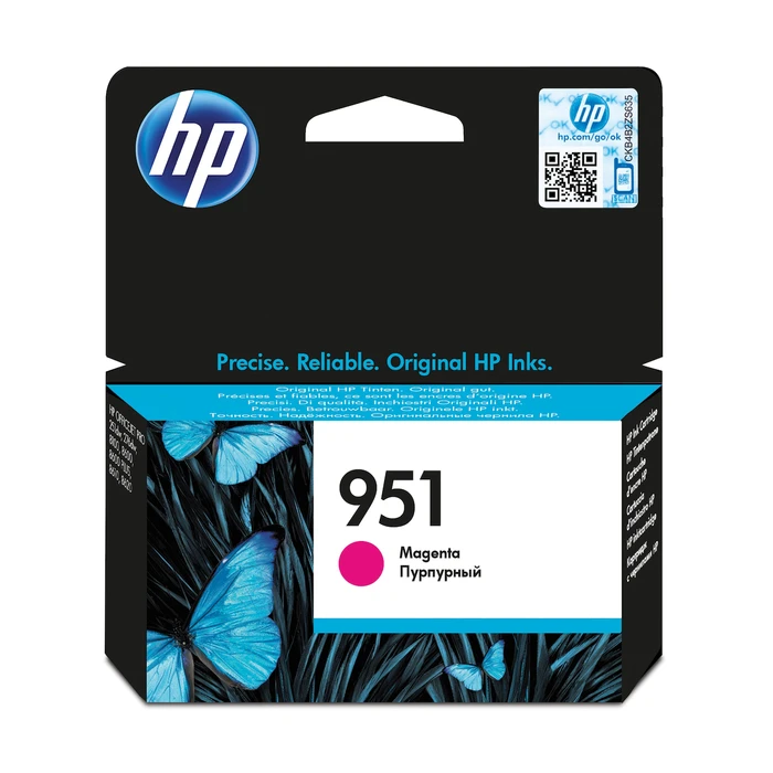 HP 951 Γνήσιο Μελάνι Εκτυπωτή InkJet Ματζέντα (CN051AE)
