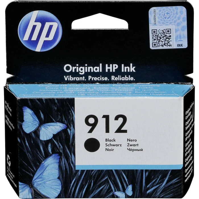 HP 912 Γνήσιο Μελάνι Εκτυπωτή InkJet Μαύρο (3YL80AE)