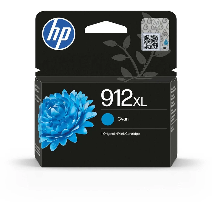 HP 912XL High Yield Cyan Original Ink Cartridge (3YL81AE#30A)