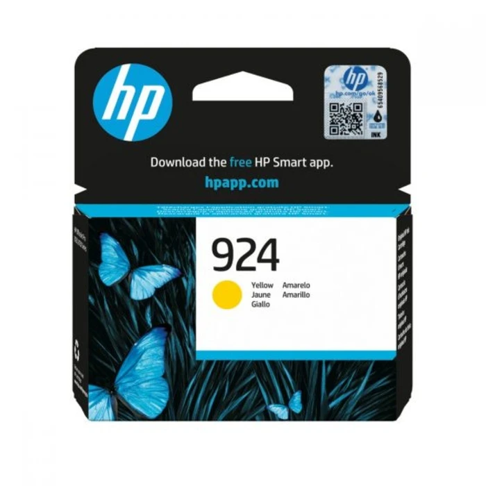 HP 924 Γνήσιο Μελάνι Εκτυπωτή InkJet Κίτρινο (4K0U5NE)