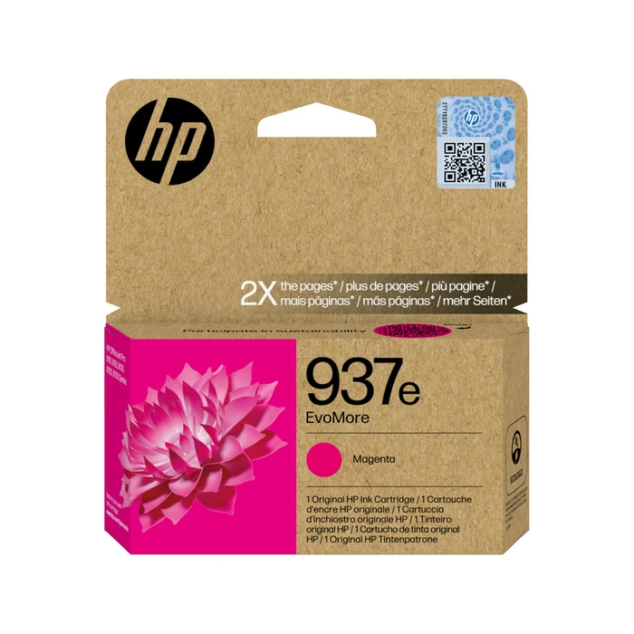 HP 937e EvoMore Magenta Original Ink Cartridge (4S6W7NE#LS1)